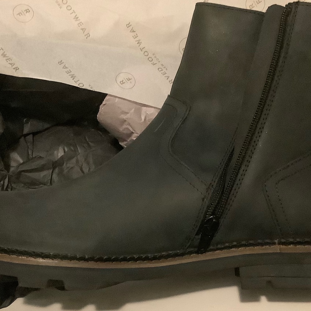 Reserved footwear Black boots Unisex (say size 8, but more like 9 or 9.5)